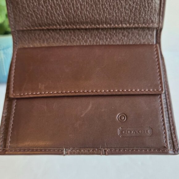 EUC & HTF Vintage Coach Bridle Collection Compact Clutch Wallet (#6497) in Mahog - Picture 7 of 12
